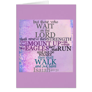 Wait on the Lord Scripture (Isaiah 40:31)