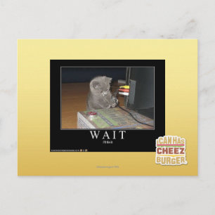 Wait Postcard