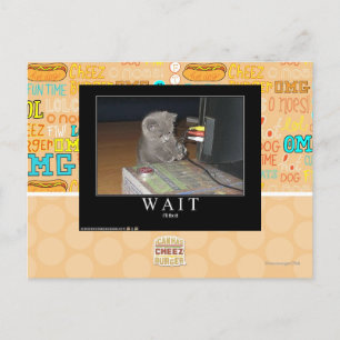 Wait Postcard