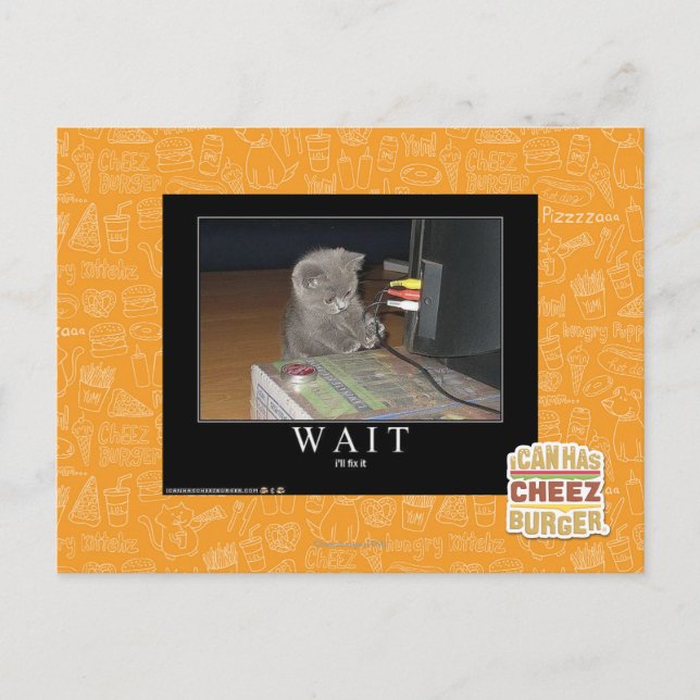 Wait Postcard (Front)