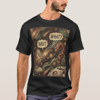 Wait What? Bread in Space Vintage Surrealist Comic