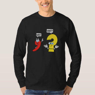 Wait What English Teacher Grammar Costume English T-Shirt