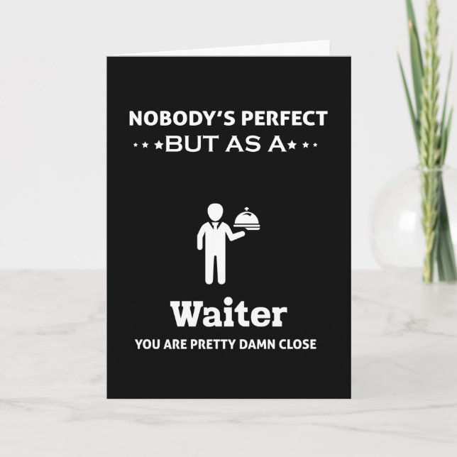 Waiter Card (Front)