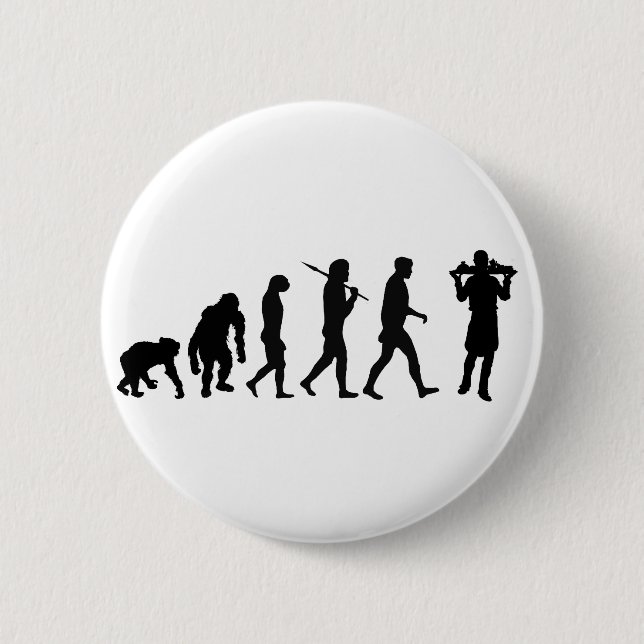 Waiter Caterer Chef Cooks Food lovers gifts 2 Inch Round Button (Front)