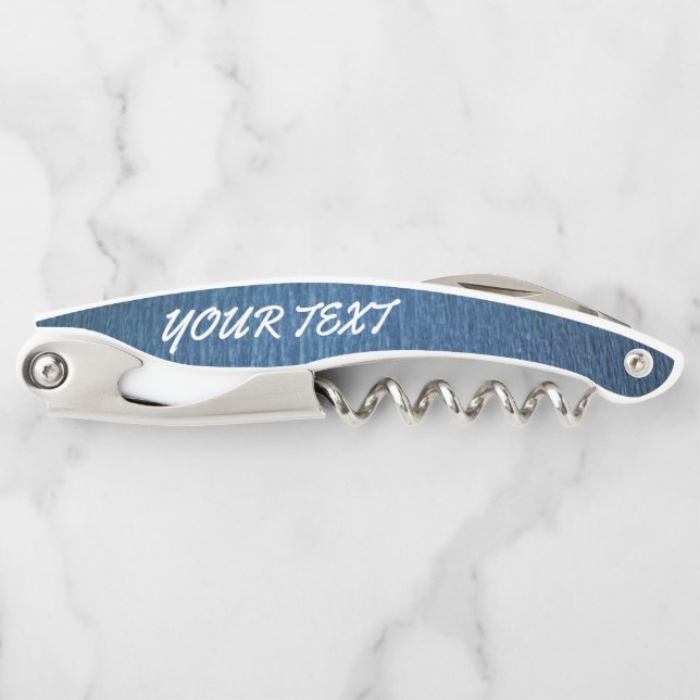 Waiter Corkscrew Wine Opener – Engraved Name Gift (Front)