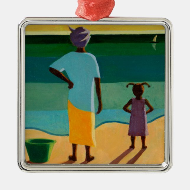 Waiting 2005 metal ornament (Front)