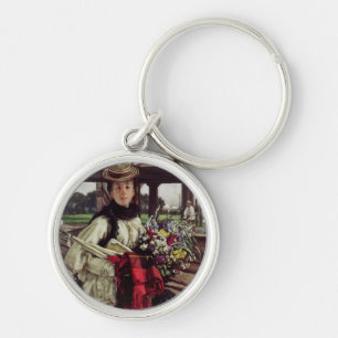 Waiting at the Station Keychain