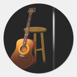 Waiting Encore Classic Round Sticker