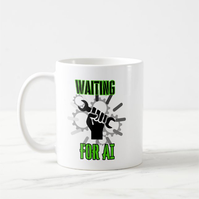 Waiting for AI.w Coffee Mug (Left)