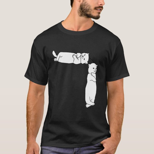 Waiting for apologize Cats T-Shirt (Front)