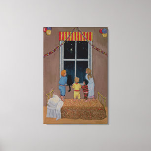 Waiting for Father Christmas Canvas Print