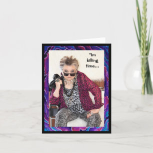 Waiting for Life's Meaning and Happiness Card