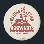 Waiting for my Letter to HOGWARTS™ Magnet<br><div class="desc">Still waiting on your owl? This charming “Waiting on My Letter to Hogwarts™” design perfectly captures the hopeful anticipation of every aspiring witch or wizard. Featuring a vintage-inspired Hogwarts silhouette, a soaring owl delivering a letter, and classic “Owl Post Service” typography, this design blends nostalgia with wizarding whimsy. It’s a...</div>