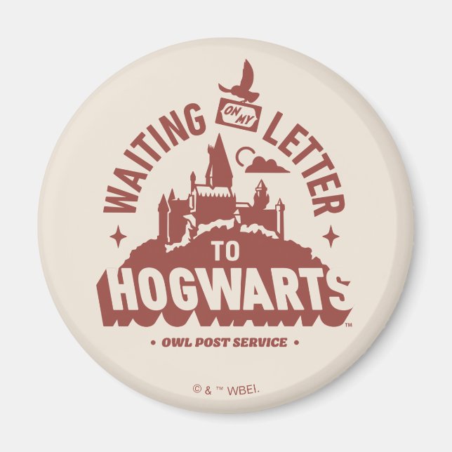 Waiting for my Letter to HOGWARTS™ Magnet (Front)