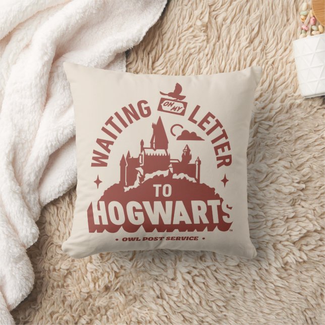 Waiting for my Letter to HOGWARTS™ Throw Pillow (Blanket)