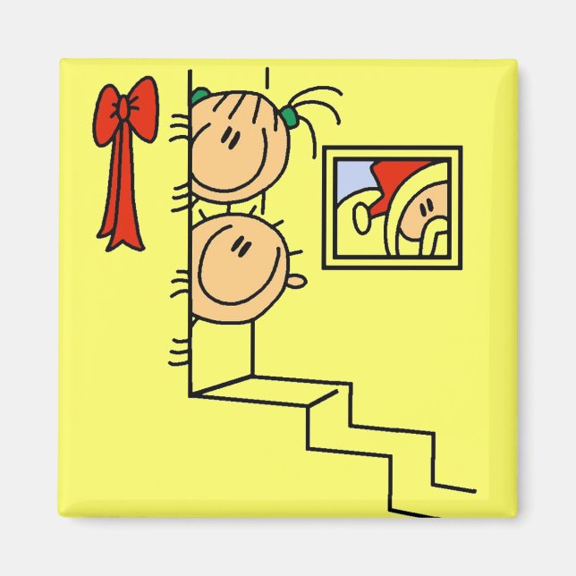 Waiting for Santa T-shirts and Gifts Magnet (Front)