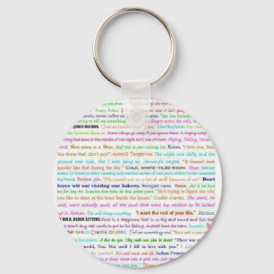 Waiting For Spring quotes keychain