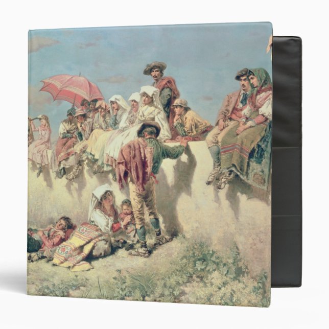 Waiting for the Blessing outside Rome Binder (Front/Inside)