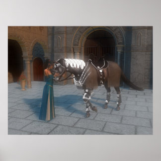 Waiting for the knight poster