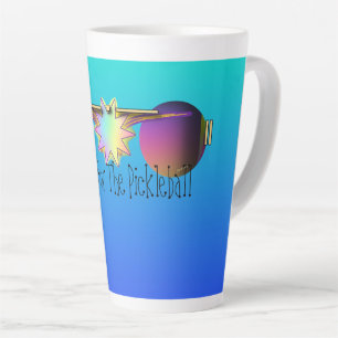 Waiting for The Pickleball Personalize  Latte Mug
