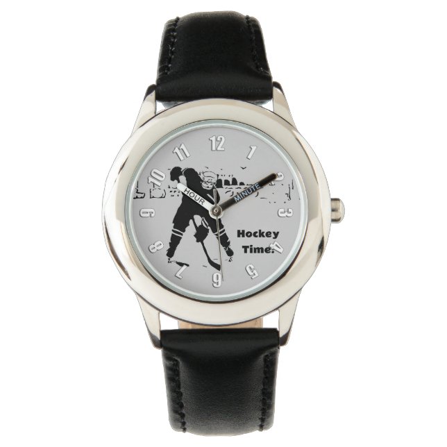 Waiting for the Puck - Hockey Player Watch (Front)
