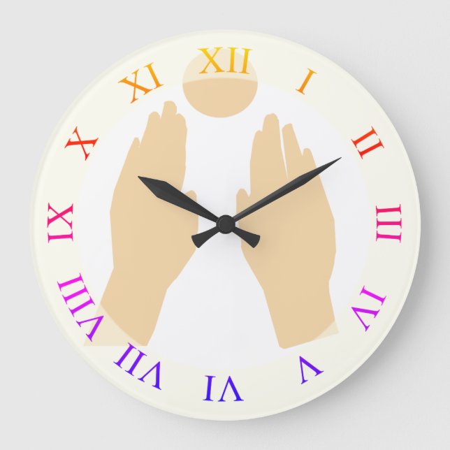 Waiting for the Sun  I Large Clock (Front)