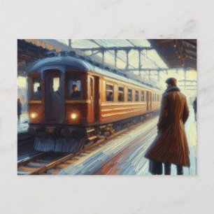 Waiting for the Train, Postcard