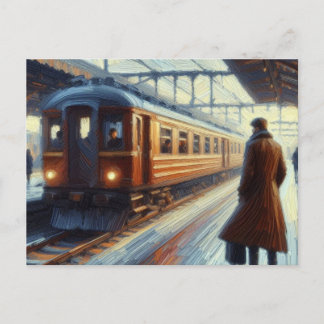 Waiting for the Train, Postcard