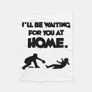Waiting For You Fleece Blanket