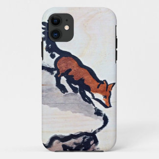 Waiting Fox iPhone Case