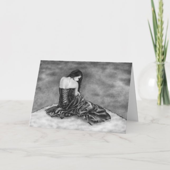 Waiting Greeting Card (Front)