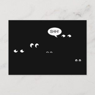 waiting in the dark : surprise party! invitation