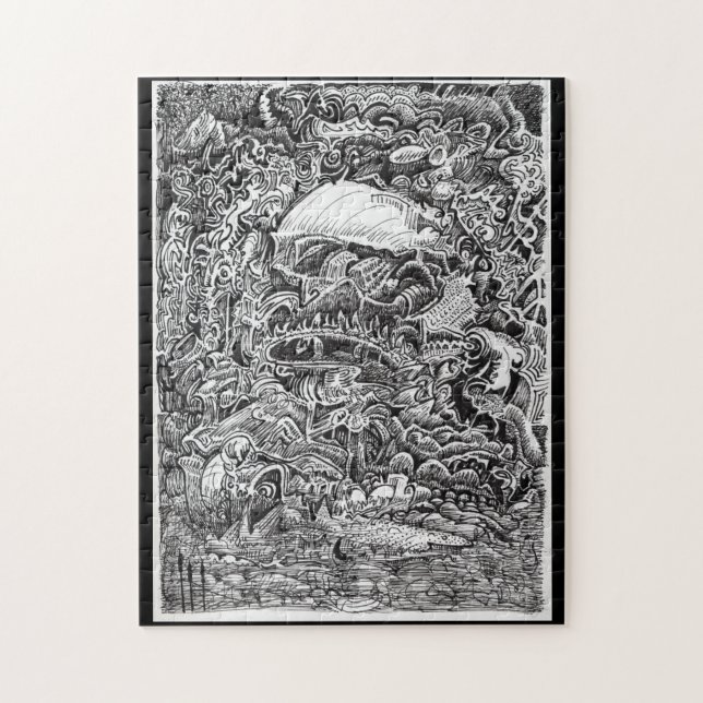 Waiting out the Maelstrom Jigsaw Puzzle (Vertical)