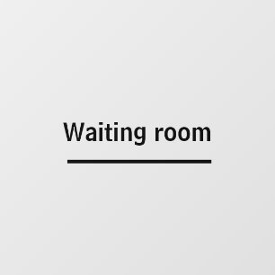 waiting room adhésives stores office window cling