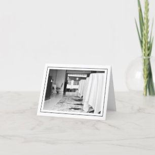 'Waiting Tables' Photograph  Thank You Card