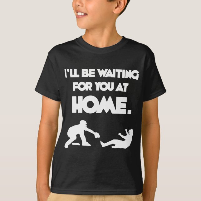 Waiting, white T-Shirt (Front)