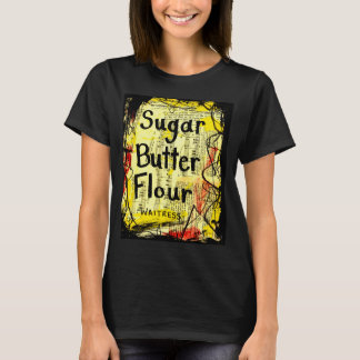 Waitress Music Art singer Bareilles bake bakery re T-Shirt
