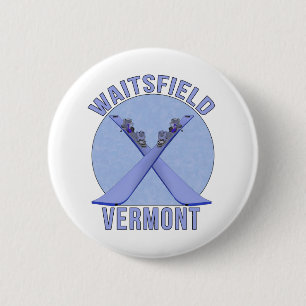 Waitsfield, Vermont 2 Inch Round Button
