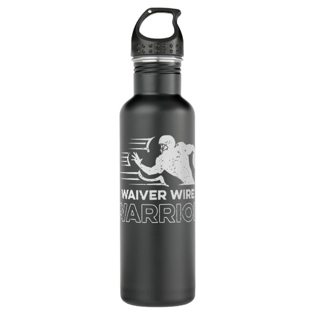 WAIVER WIRE WARRIOR Essential T Shirt 710 Ml Water Bottle (Front)