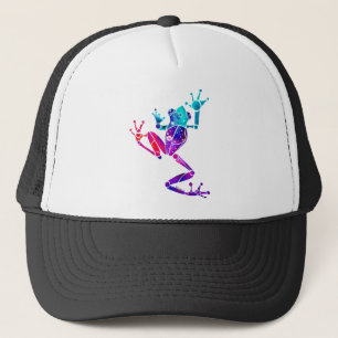 WakanaFrogPurpleBlue Trucker Hat
