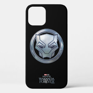 Wakanda Forever   Vibranium Black Panther Icon iPhone 12 Case