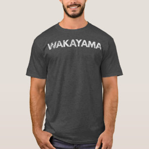 Wakayama Japon T-shirt Graphic en détresse
