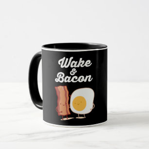 WAKE AND BACON MUG