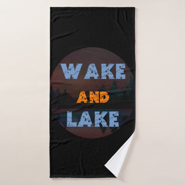 WAKE AND LAKE BATH TOWEL (Bath Towel)