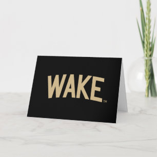 Wake Forest University   Wake Arch Card