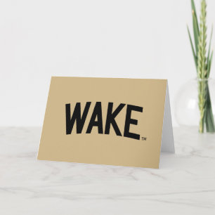 Wake Forest University   Wake Arch Card