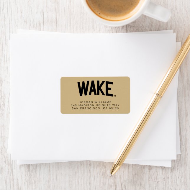 Wake Forest University | Wake Arch Label (Insitu)