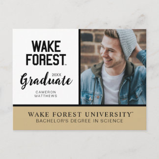 Wake Forest University | Wake Forest Announcement Postcard