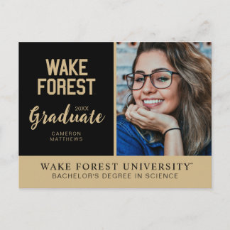 Wake Forest University | Wake Forest Announcement Postcard