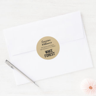 Wake Forest University | Wake Forest Classic Round Sticker